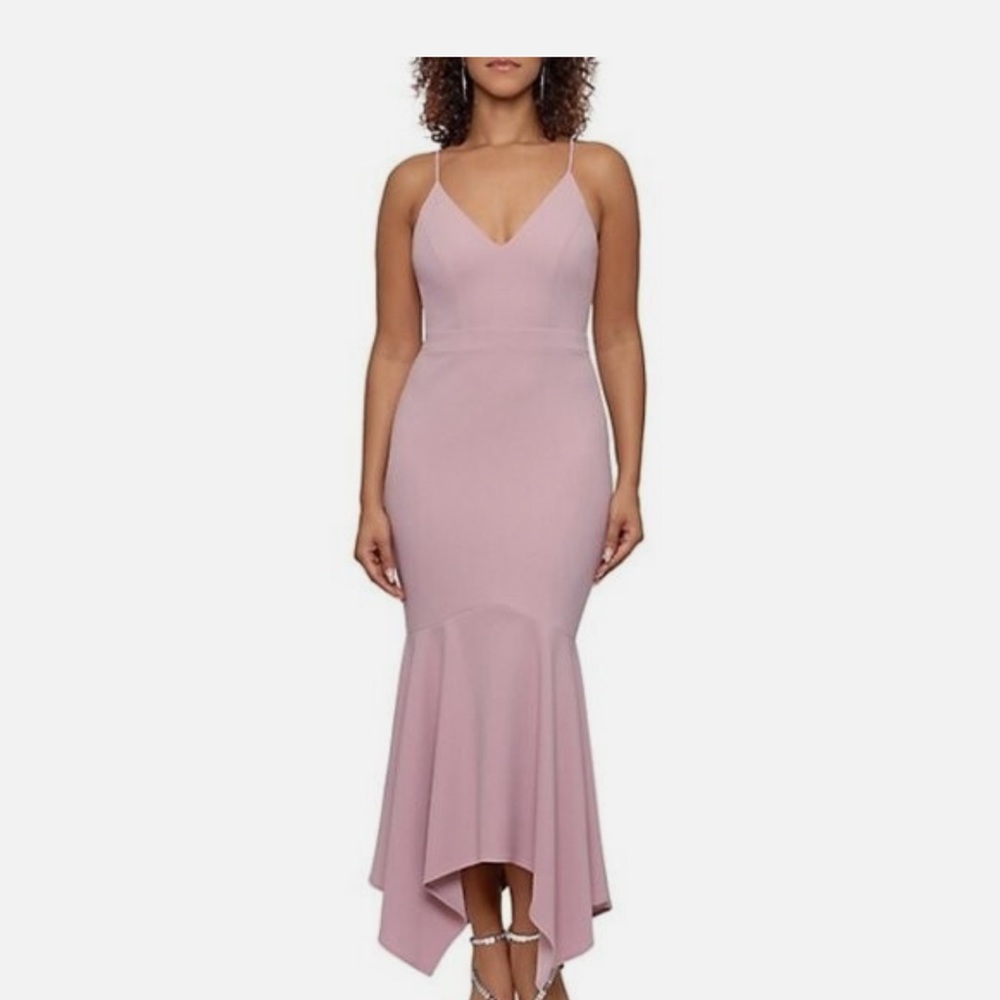 Elegant Pink Sleeveless Dress